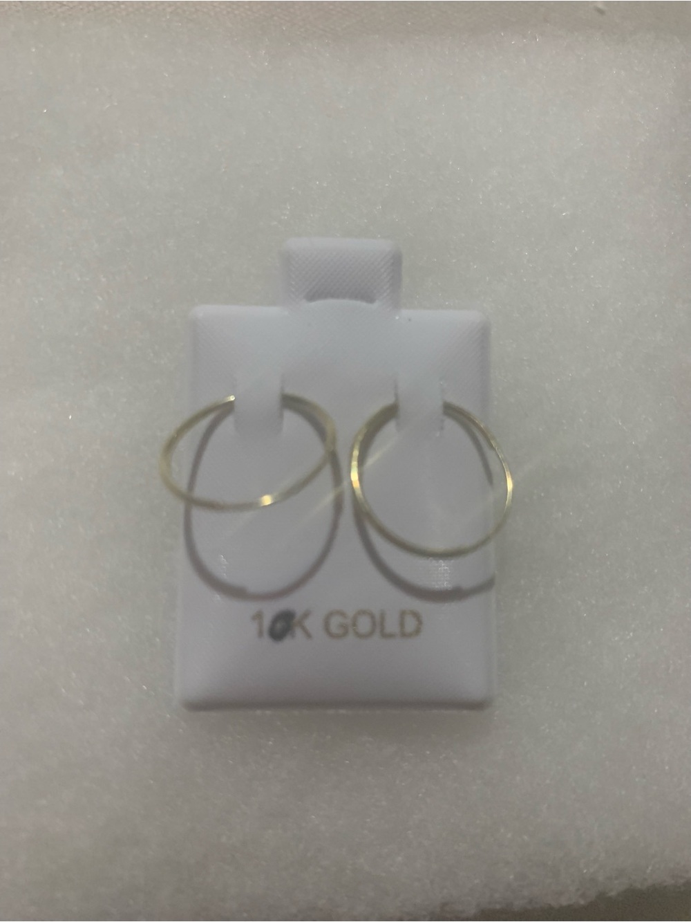10K Solid Gold  Hoop Earrings